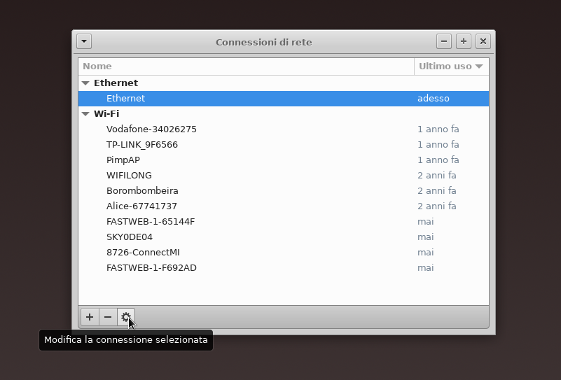 NetworkManager - Cambiare i DNS - 2